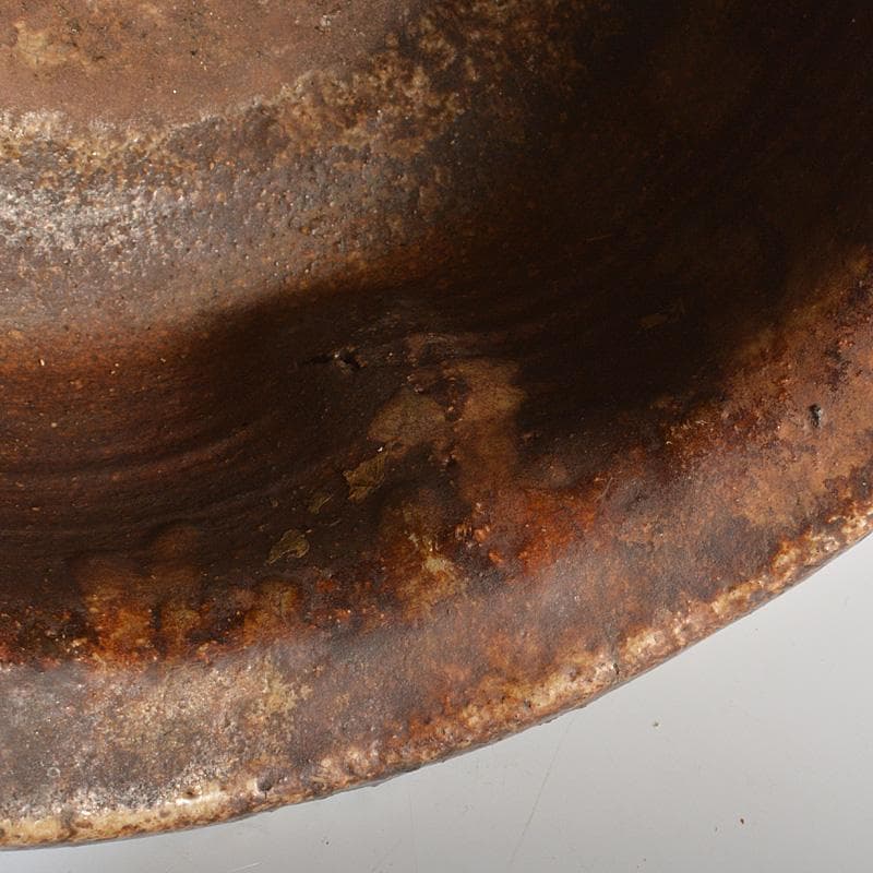 茶道具　伊賀焼　古伊賀　建水　時代箱　M　R7012