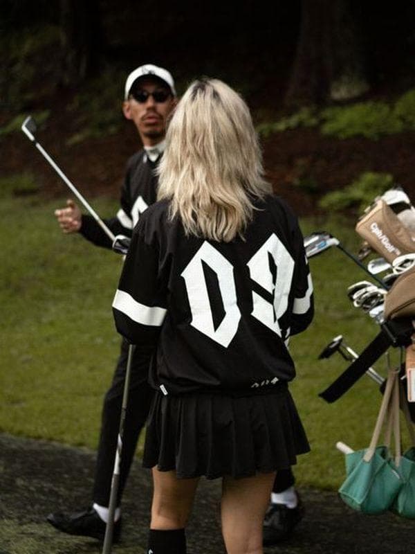 XL 24AW キャプテンズヘルム ゴルフ ダブルメッシュ 長袖 Tシャツ 黒