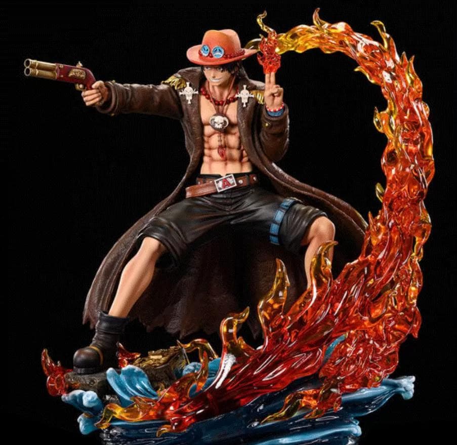 【稀少】ワンピース ログコレクション 大型スタチュー ポートガス・D・エース