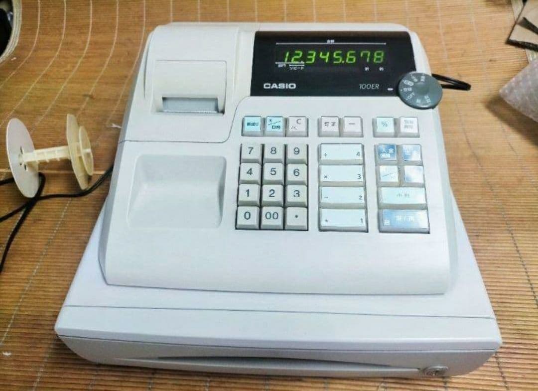 カシオレジスター　100ER　簡単便利特殊　送料込　464440