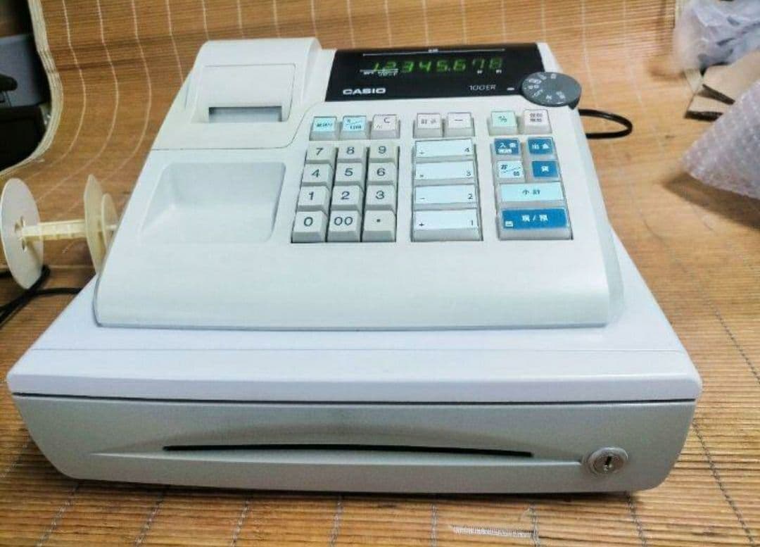 カシオレジスター　100ER　簡単便利特殊　送料込　464440