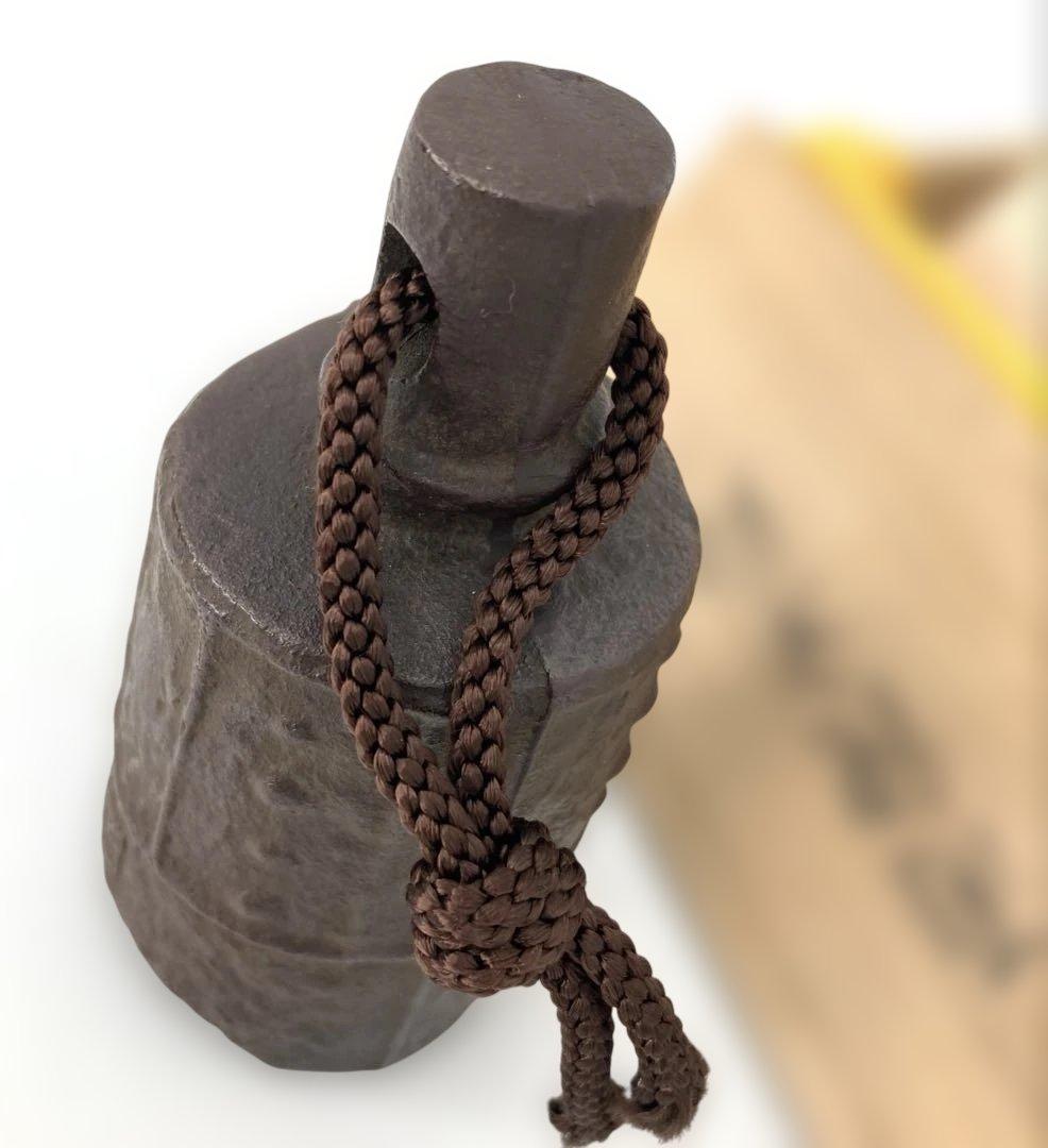 南部鉄器　鈴木盛久工房　南部砂鉄鈴　手振り鈴　卓鈴/未使用品