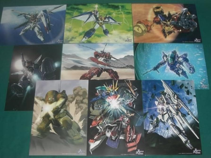当時もの　ガンダム　A4　クリアファイル　６セット＆　A4ポスター　９枚セット