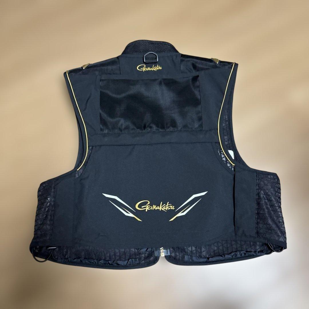 がまかつ2025年新製品GM2332 ショートハーフメッシュベスト sizeL