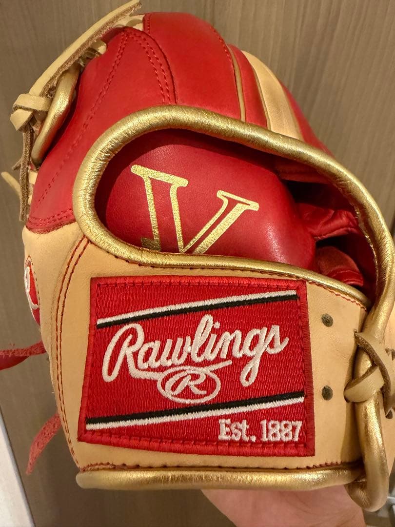 Rawlings 軟式グローブ A2000 レッド/ベージュ　左利き