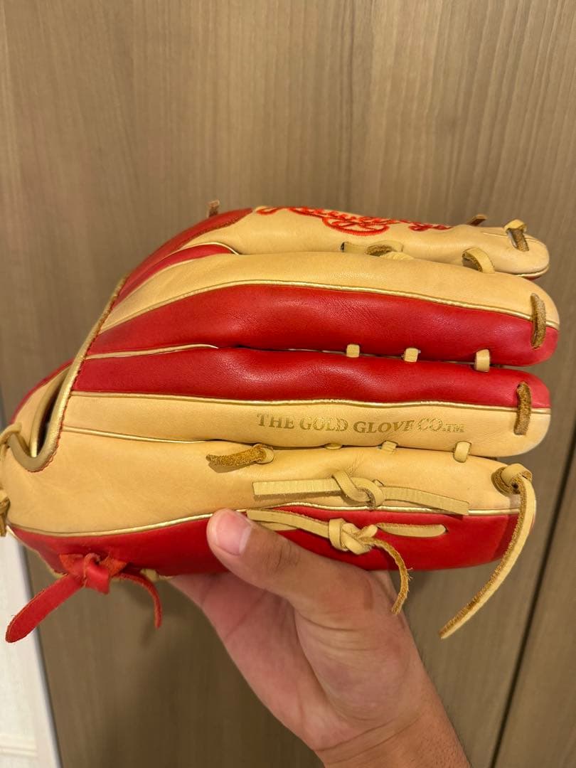 Rawlings 軟式グローブ A2000 レッド/ベージュ　左利き