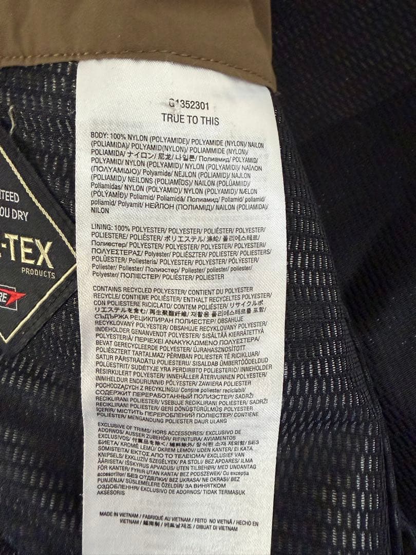 ボルコム ビブパンツ Rain Gore-Tex Bib Overall