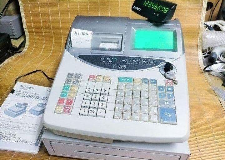 カシオレジスター　TE-5000　25部門　上位機種　76616