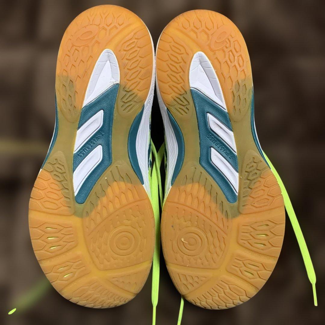 ASICS バレーボールシューズ 24cm 蛍光イエロー