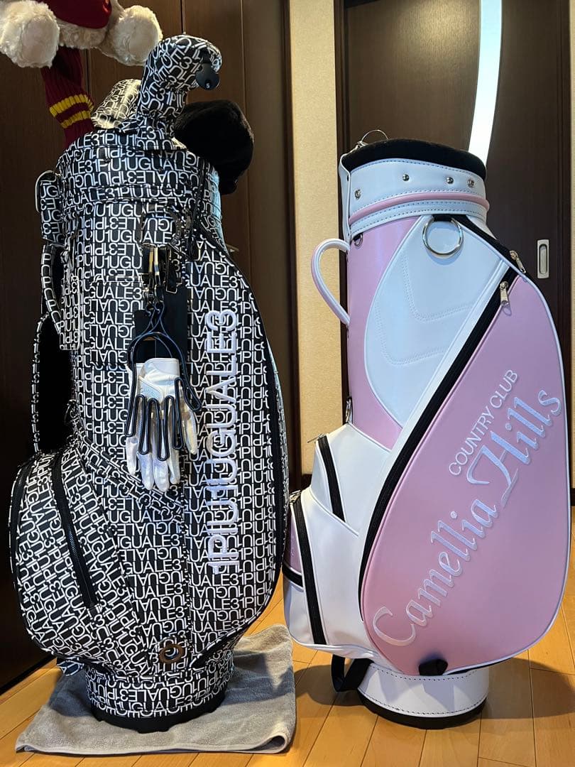 【新品】Camellia Hills ゴルフキャディバッグ ピンク
