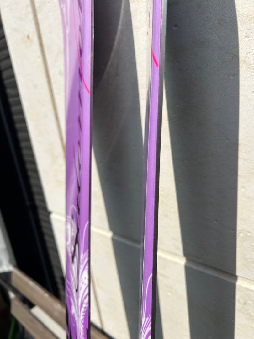 使用回数少なめ　SALOMON 145cmスキーセット　女性、高学年、中学生