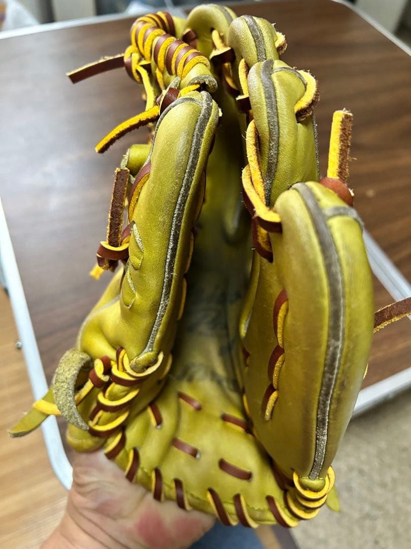 ミズノプロORDER 軟式グローブ イエロー