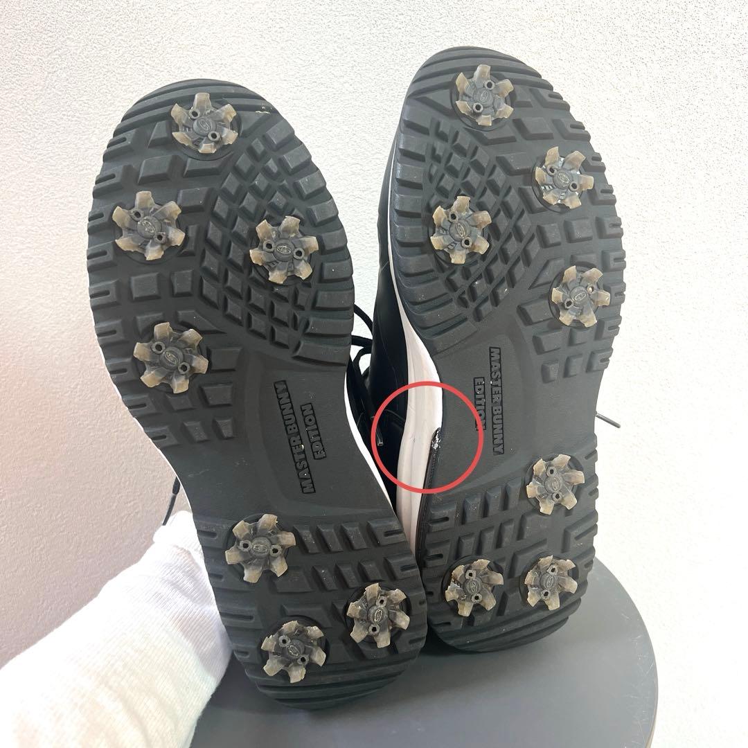 マスターバニー　黒　ゴルフシューズ　26.0