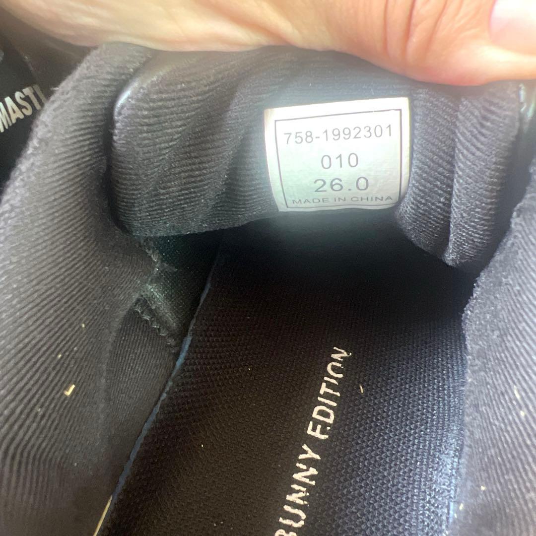 マスターバニー　黒　ゴルフシューズ　26.0