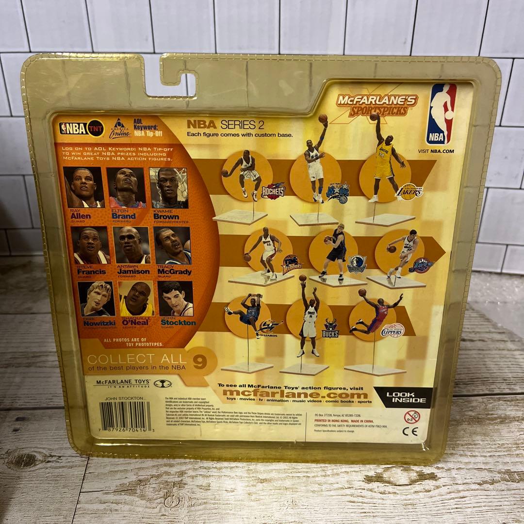 NBA★JOHN STOCKTON★フィギュア★MCFARLANE