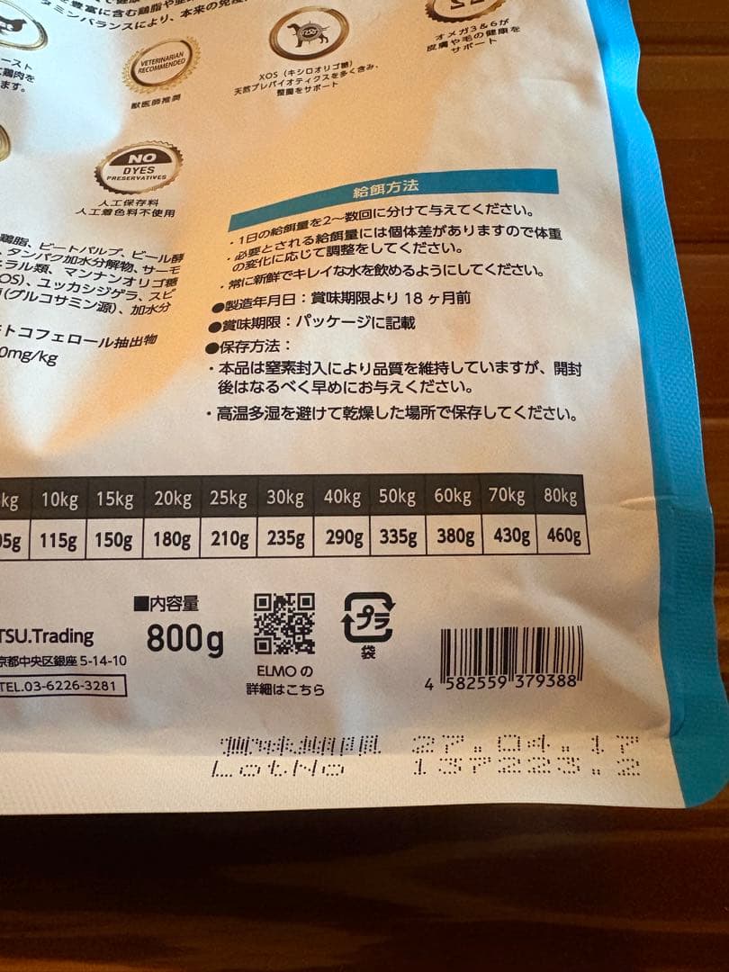 ELMO ドッグフード 3kg & 800g セット