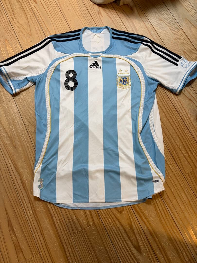 アルゼンチン代表 RIQUELME 8番リケルメ　ユニフォーム