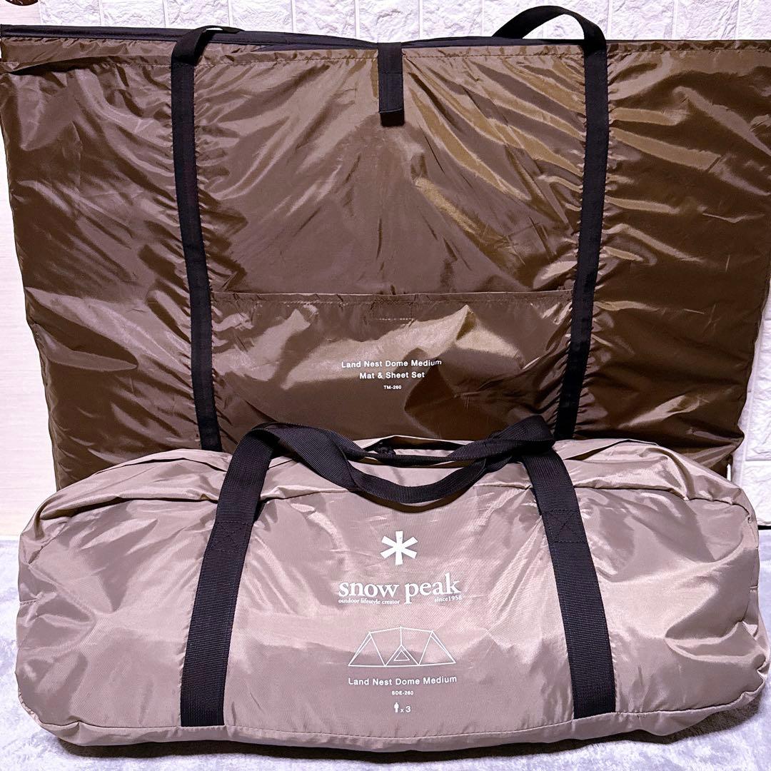 超美品【使用回数1回】スノーピーク ランドネストドームM マットシートセット