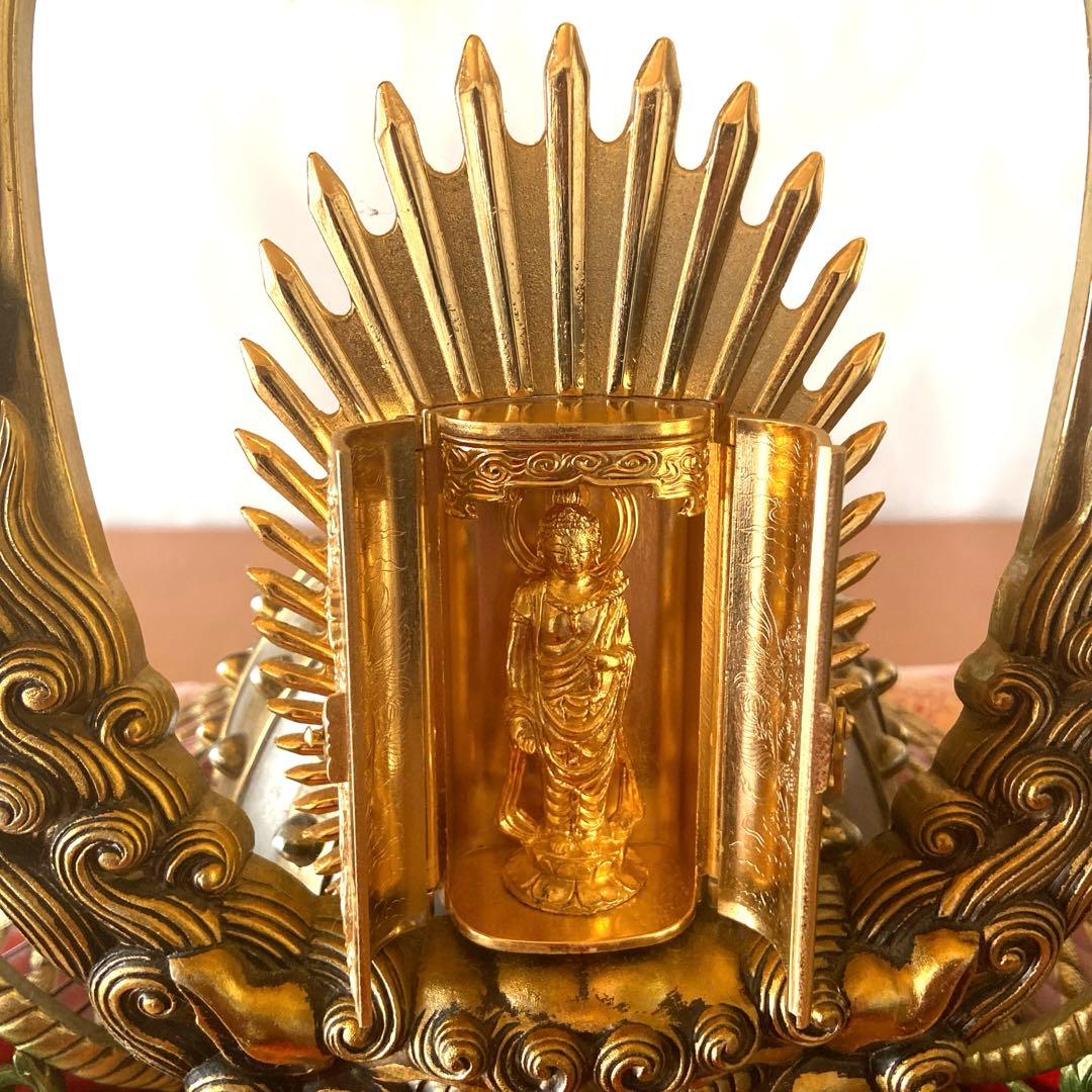 観音様付き兜アンティーク希少品