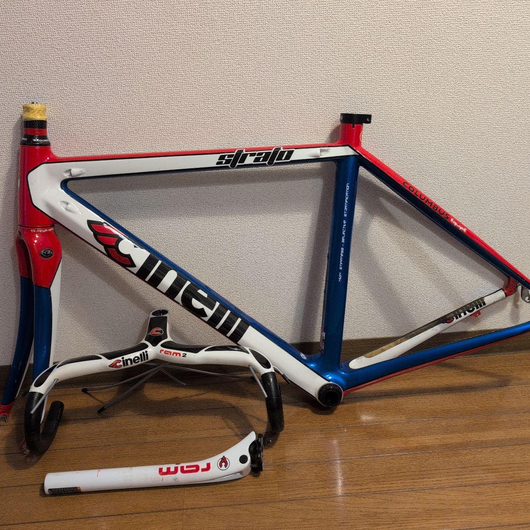 Cinelli Strato RAM2 カーボンハンドル シートポスト付きS