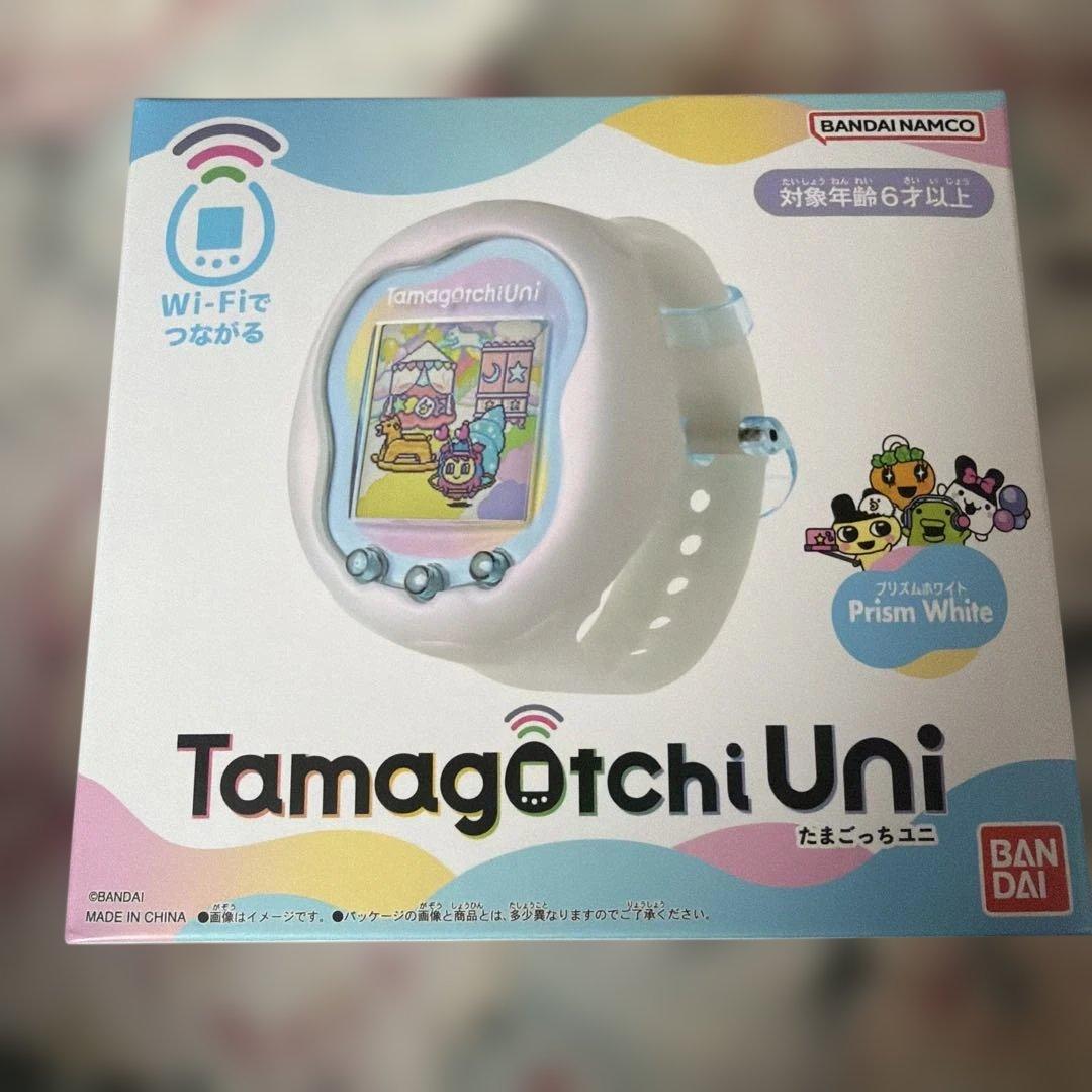 【新品・未開封】たまごっち　ユニ　プリズムホワイト※画面保護シール付き
