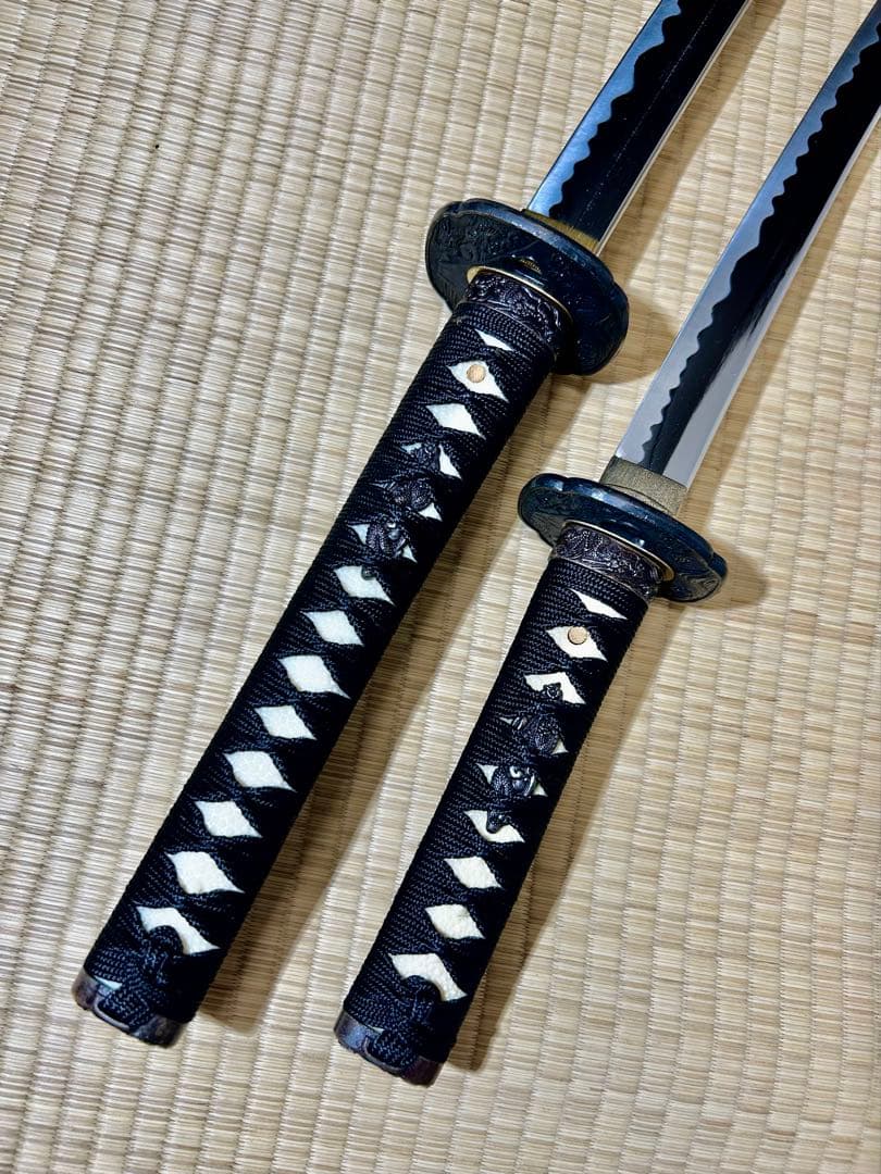 【夜桜様】模造刀 太刀 脇差し 2本セット！　※バラ売り不可