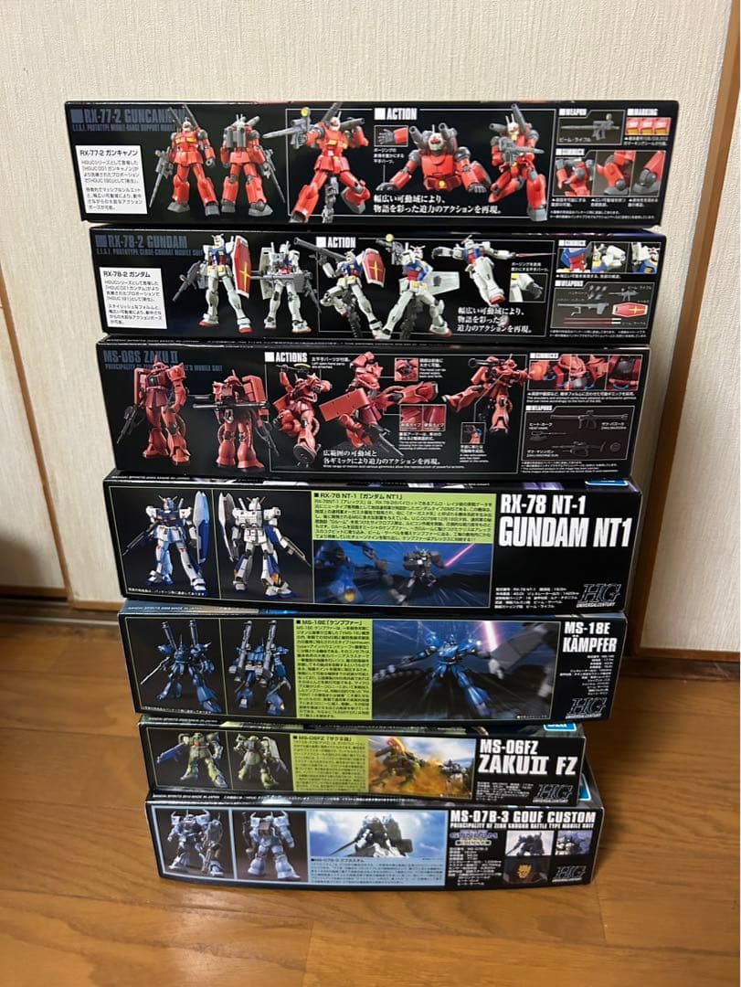 HGガンプラまとめ売り 7点