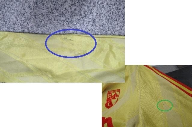 当時物アディダスフランス製ビンテージ　ＲＣランス　長袖ユニフォーム9番