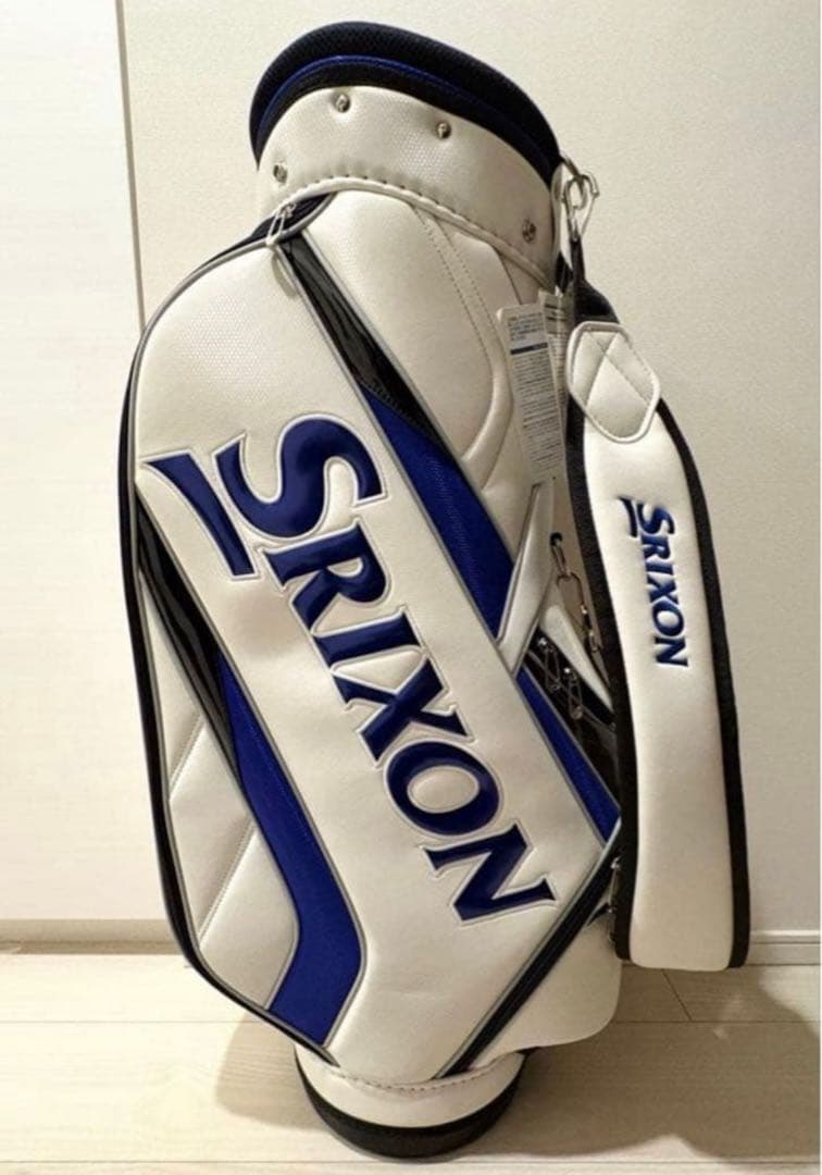 Srixon キャディバッグ ホワイト/ブルー 9型　新品 未使用