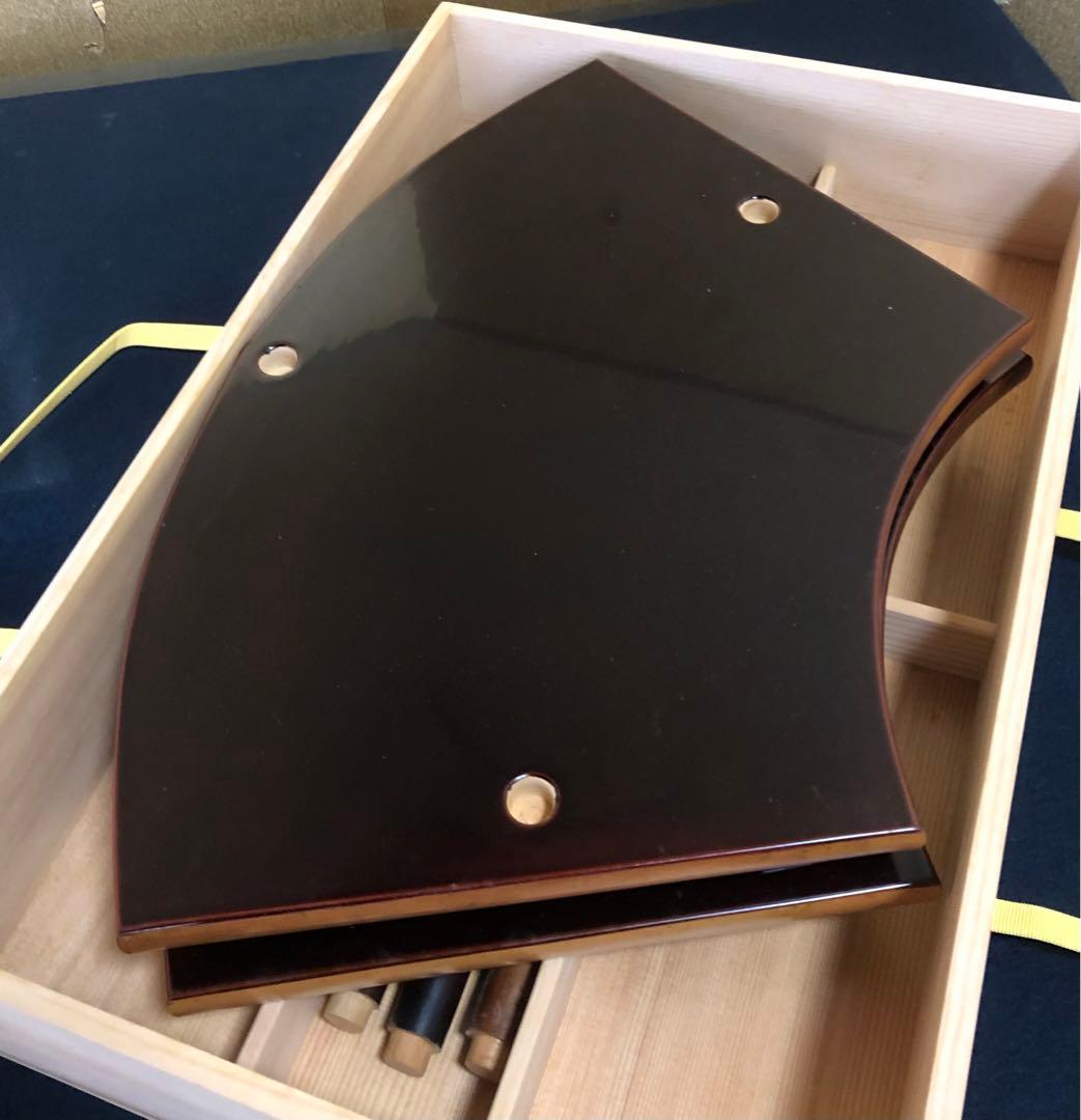 《R》茶道具 而妙斎好写 扇面棚 組立式 塗師川瀬表完 共箱 260121き6