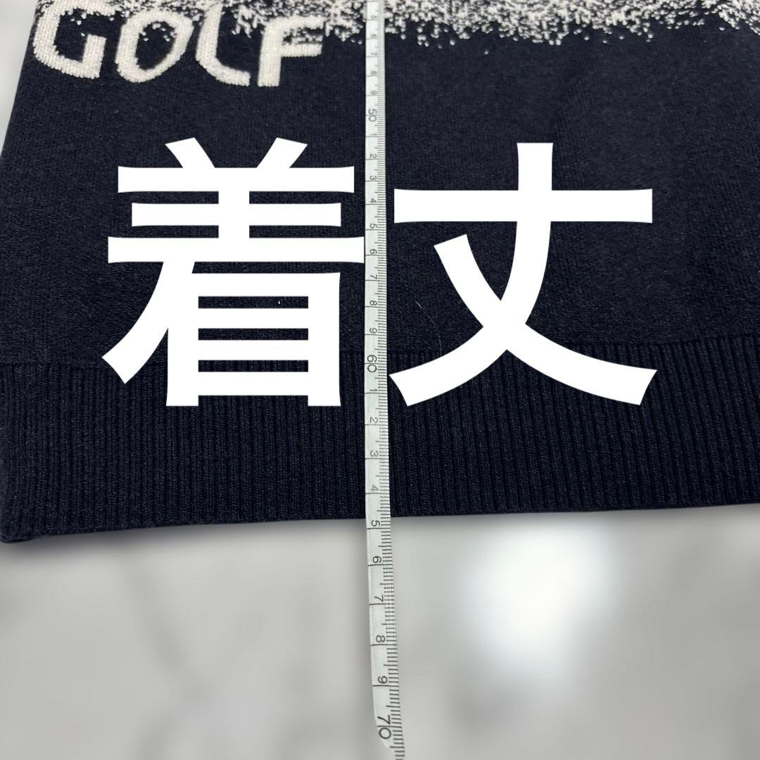 BEAMS GOLF ニット メンズ Sサイズ ベージュ アイボリー ブラック