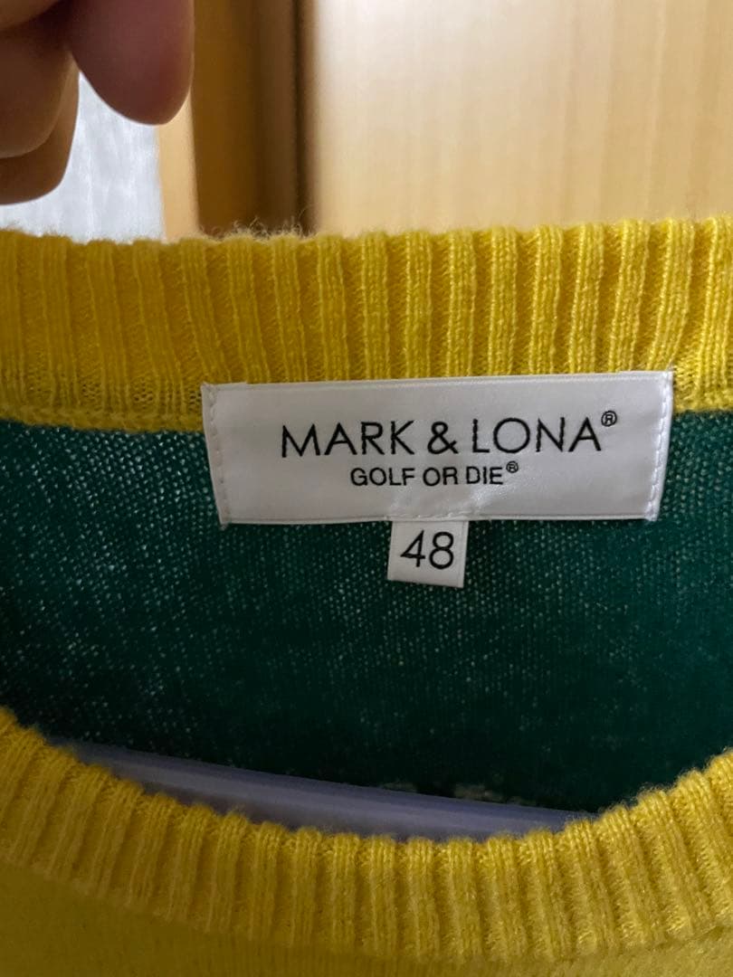 MARK & LONA スカルセーター カシミヤ48