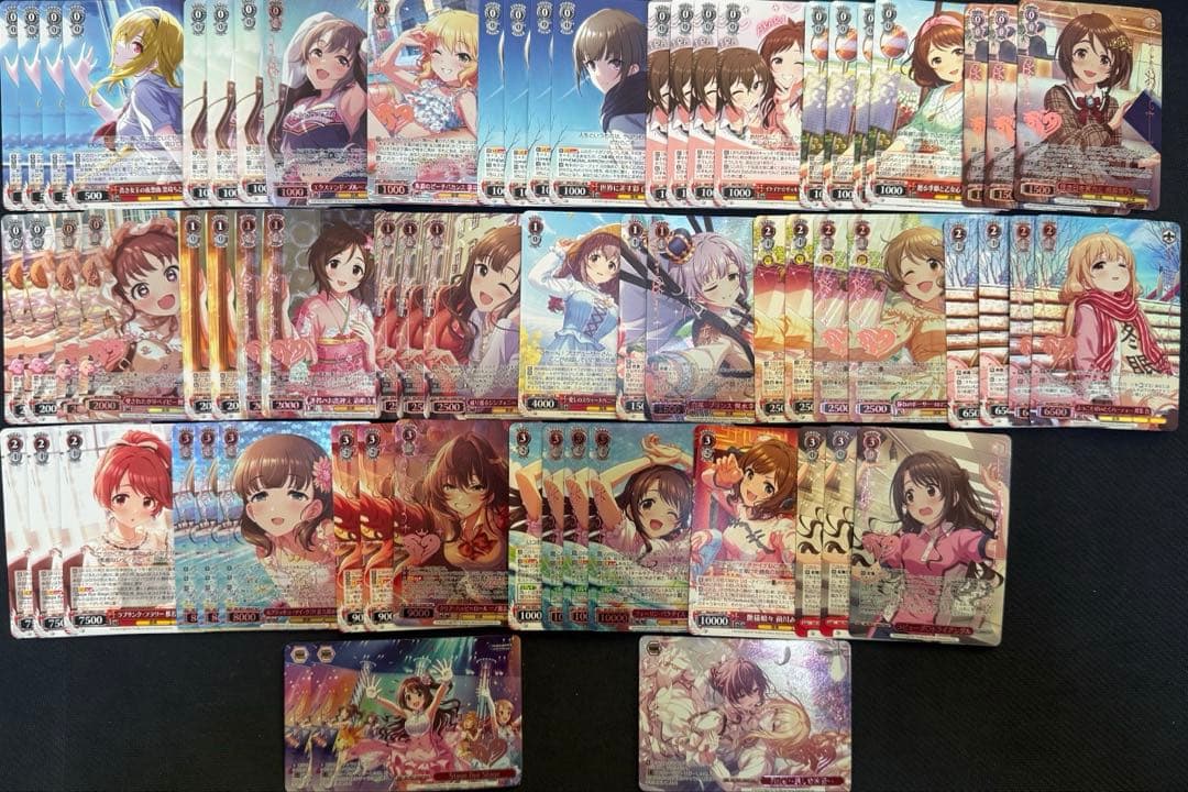 ヴァイスシュヴァルツ　デレマス　M@P N まとめ売り　アイドルマスター　黄赤青