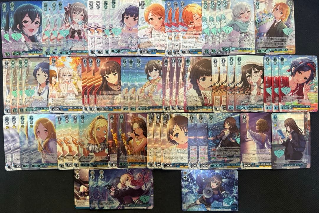 ヴァイスシュヴァルツ　デレマス　M@P N まとめ売り　アイドルマスター　黄赤青