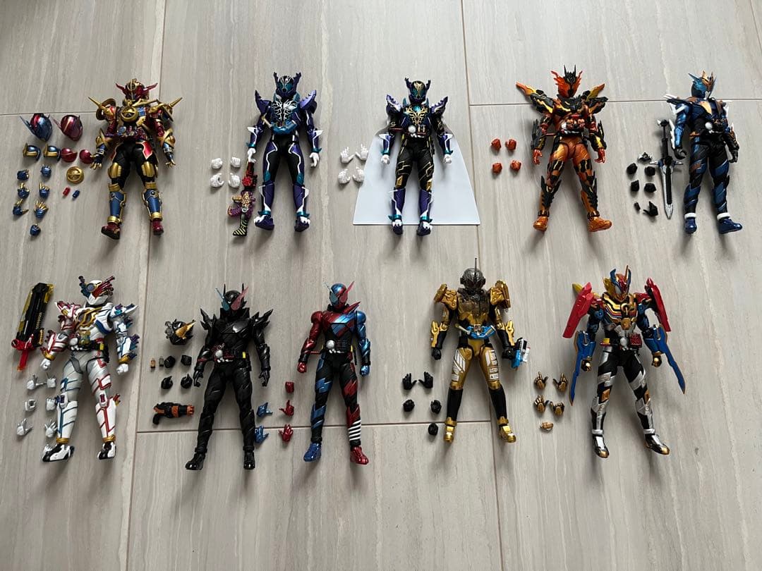 s.h.figuarts 仮面ライダービルド　10体セット