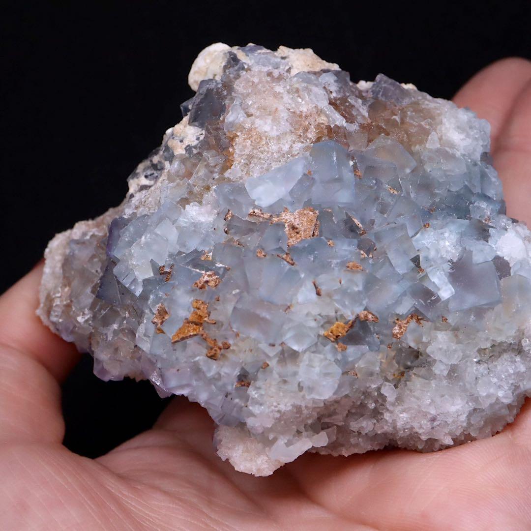 蛍石 ニューメキシコ産 フローライト　原石 243.6g FL430 鉱物天然石