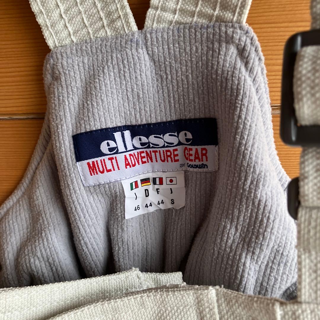 美品ellesse スキースノーボードウェア上下セットSサイズ　手袋付き