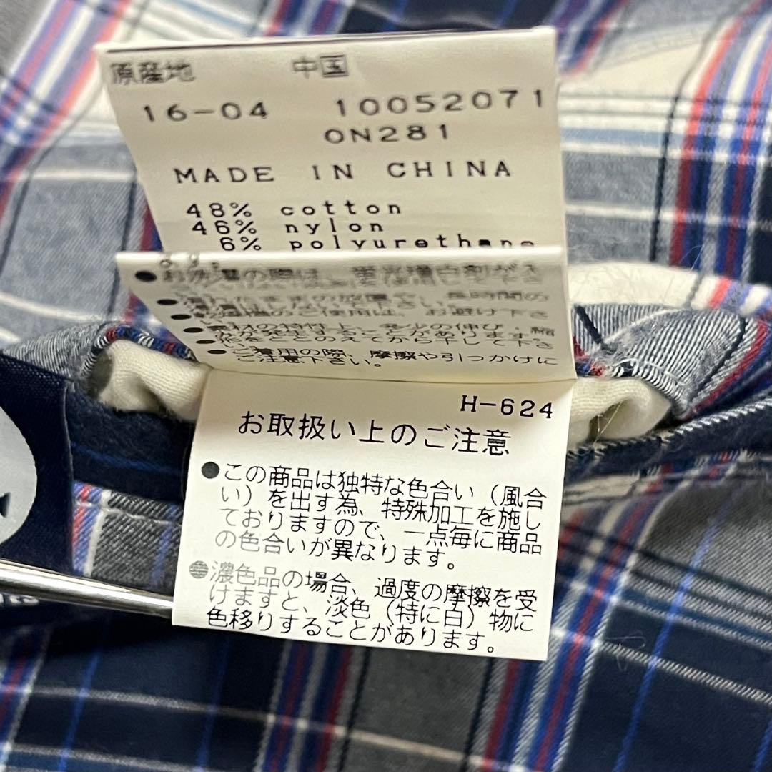 美品 PEARLY GATES ストレッチ チェックパンツ ゴルフウェア 7