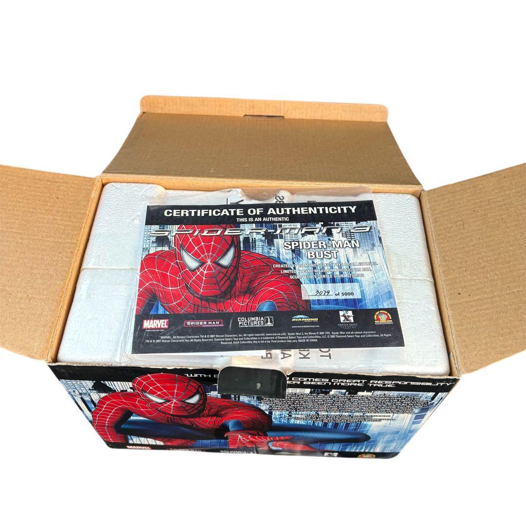 ダイヤモンドセレクト/ジェントルジャイアント/スパイダーマン/ミニバスト/限定品