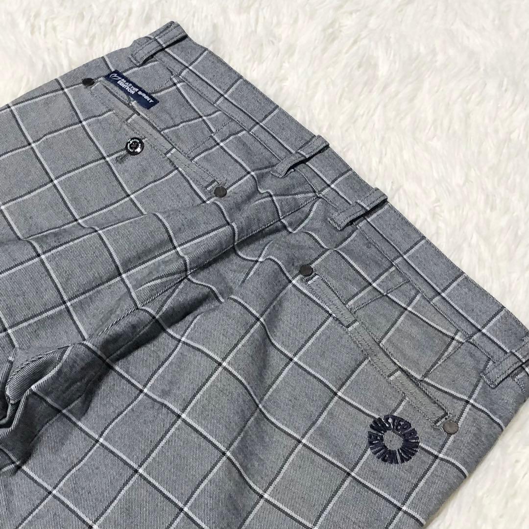 マスターバニーエディション 秋冬人気グレンチェック柄×ロゴ 裏起毛 サイズ5