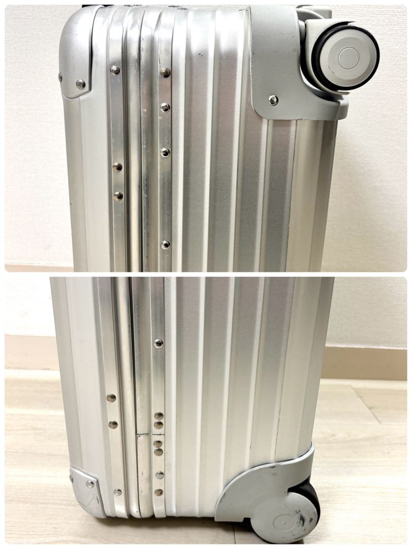 【廃盤希少品】RIMOWA × PORSCHE アルミスーツケース　鍵、ポーチ付