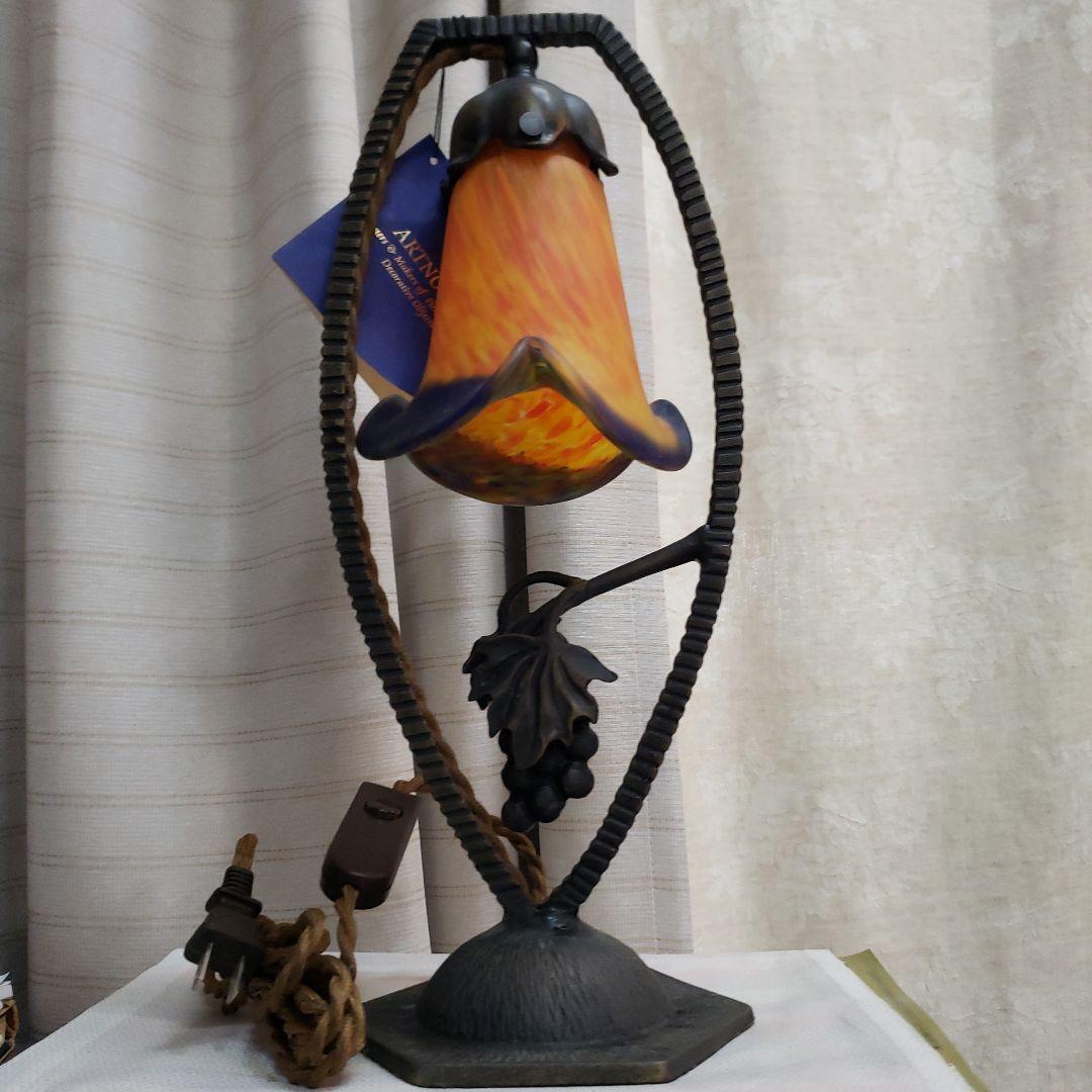 蔵出し大特価上質ARTNOBELアールヌーボー風ランプ40×17cm　2,6kg