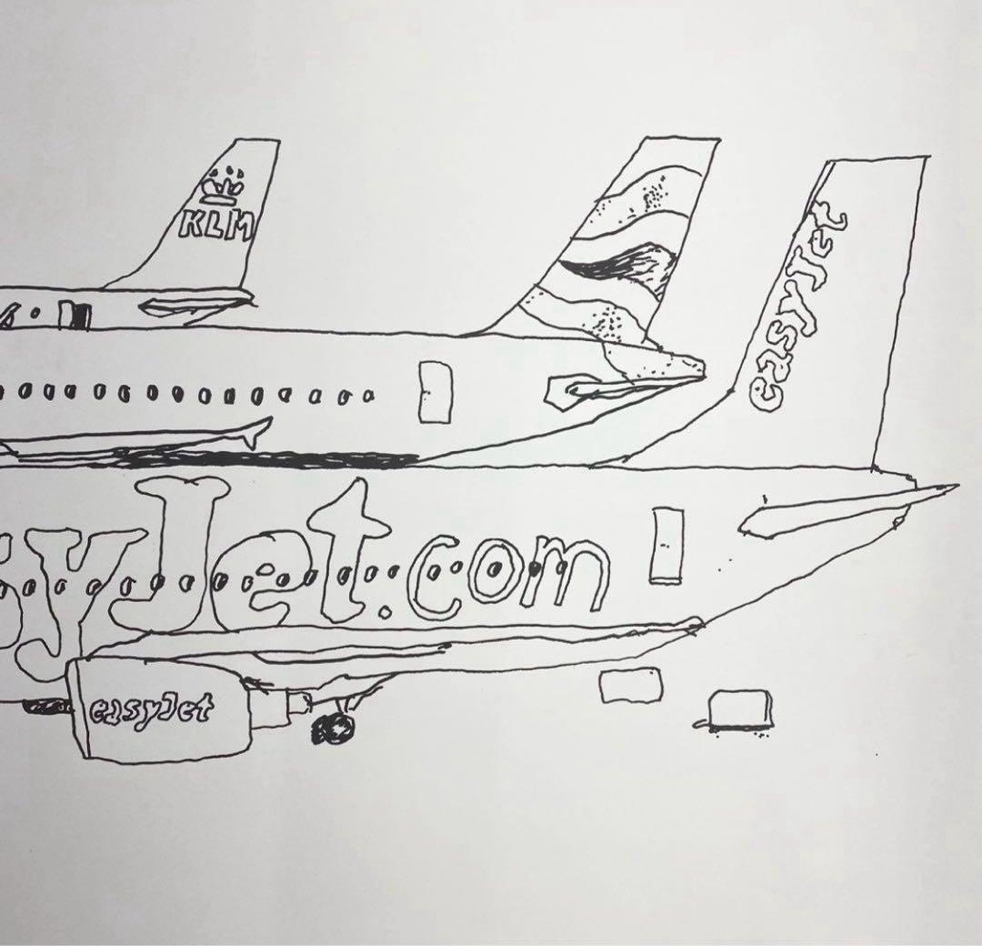 Easy Jet poster Stefan Marx ステファン・マルクス