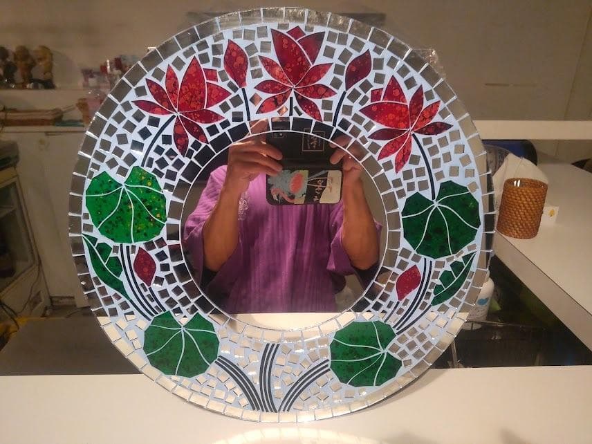 ★昭和レトロ★80年代★日本製★当時物 戦後 日本文化 和風 芸術 パブミラー