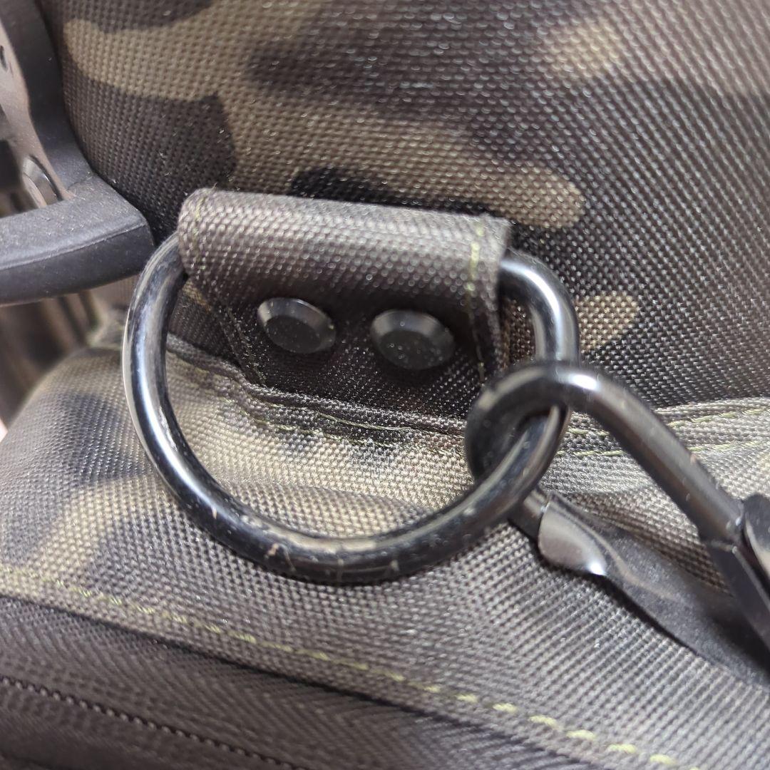 TIGORA 迷彩キャディバッグ ナイロン製 フード付き