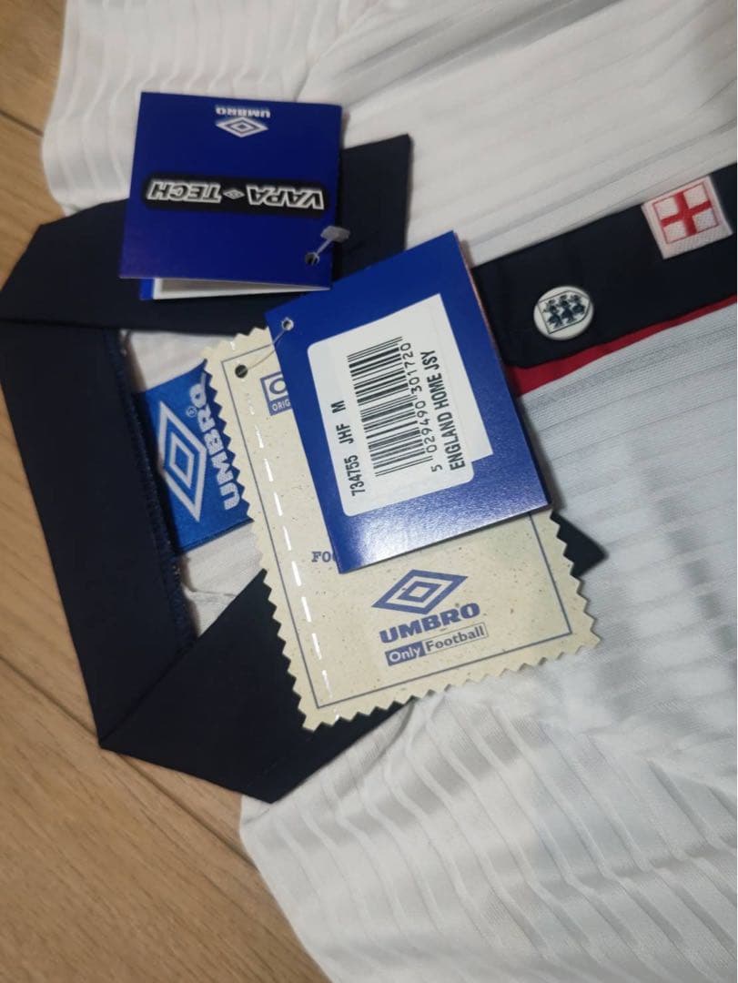 希少！90年代！イングランド代表の1998 FIFAワールドカップユニフォーム