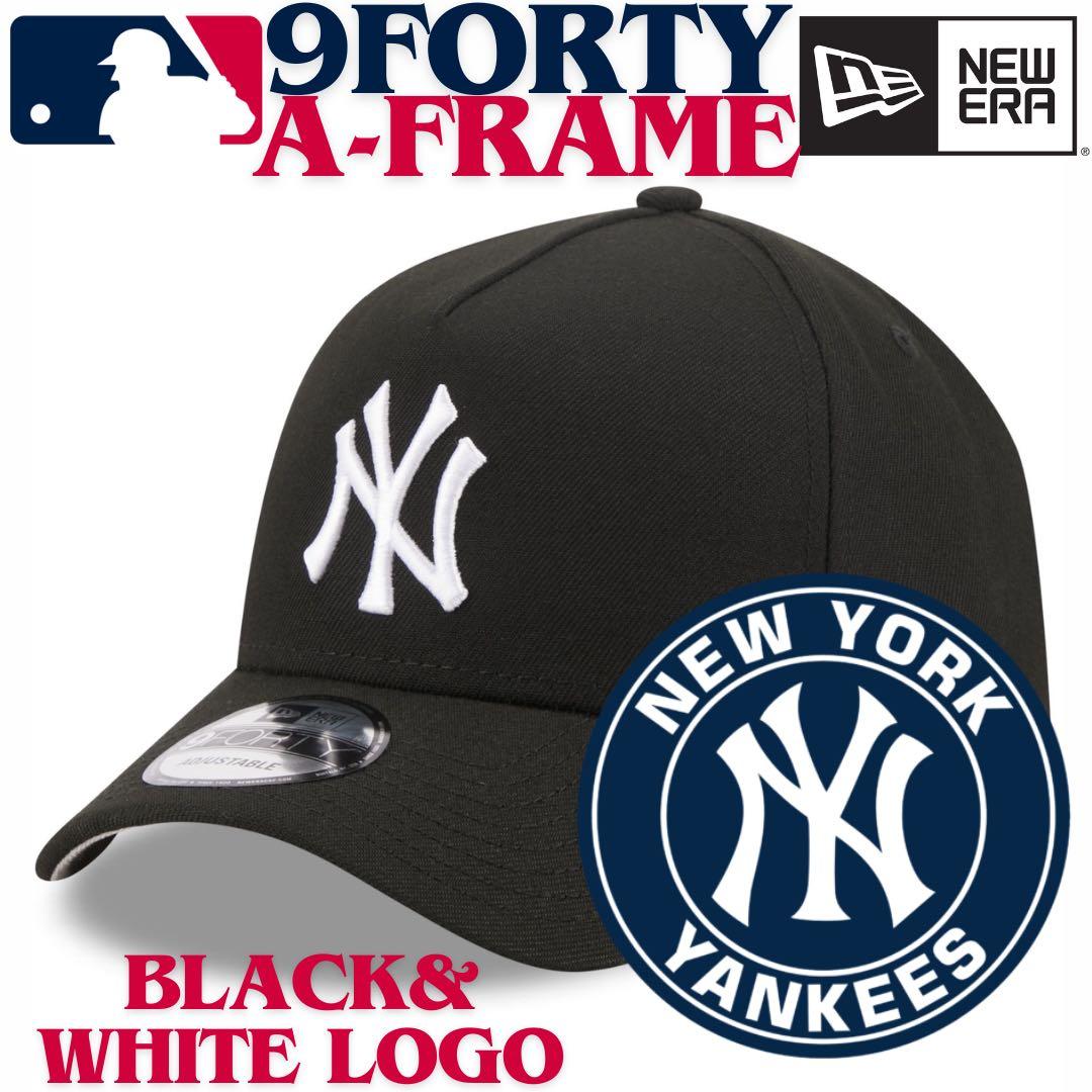 【海外限定】ニューエラ ニューヨークヤンキース 9FORTY Aフレーム 黒