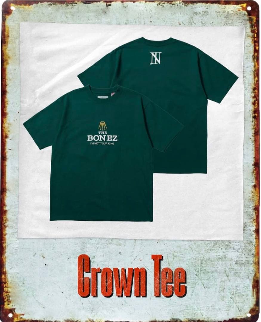 The BONEZ TOUR2025 Crown Tee XXL 新品未使用