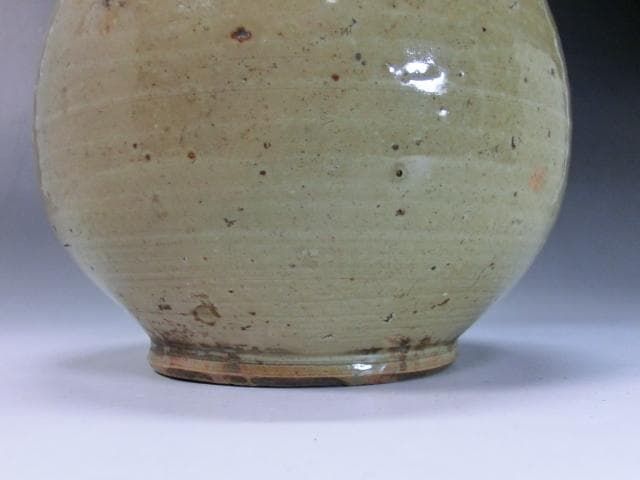 徳利■古い黄瀬戸(江戸期) とっくり 酒器 花瓶 時代物 骨董品■