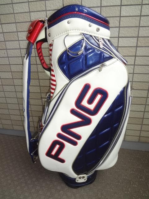 PING / ピン 限定品 9.5型 3点式 豪華キャディバッグ USED